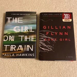 Lot of 2 books The Girl On The Train - Paula Hawkins, Gone Girl - Gillian Flynn